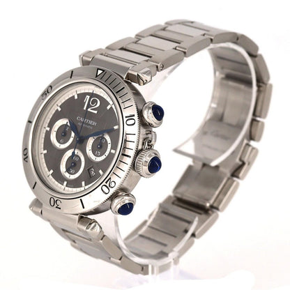 Cartier Pasha de Cartier Chronograph SS Automatic Winding Bracelet — view 2