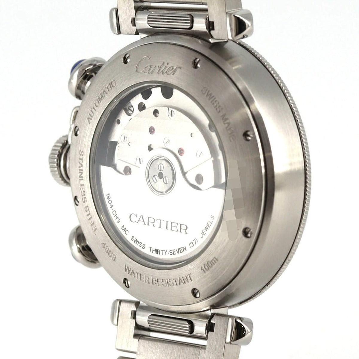 Cartier Pasha de Cartier Chronograph SS Automatic Winding Bracelet — view 6