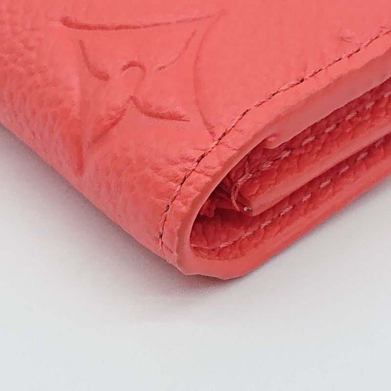 Unused Current Louis Vuitton Portmonnaie Rosalie Compact Wallet Pink IC Chip