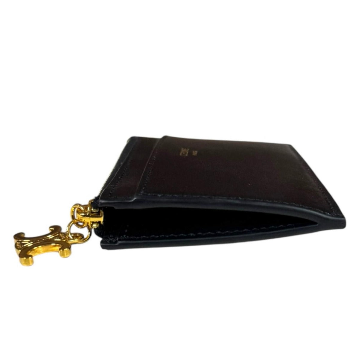 Celine Card Folder with Zip Case Leather — view 3