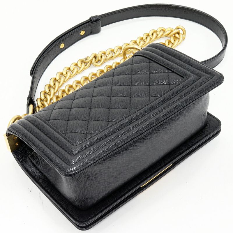Chanel Shoulder Bag Handbag Boy Chanel Small Chain Shoulder Bag Caviar Skin
