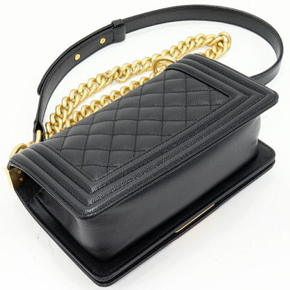 Chanel Shoulder Bag Handbag Boy Chanel Small Chain Shoulder Bag Caviar Skin