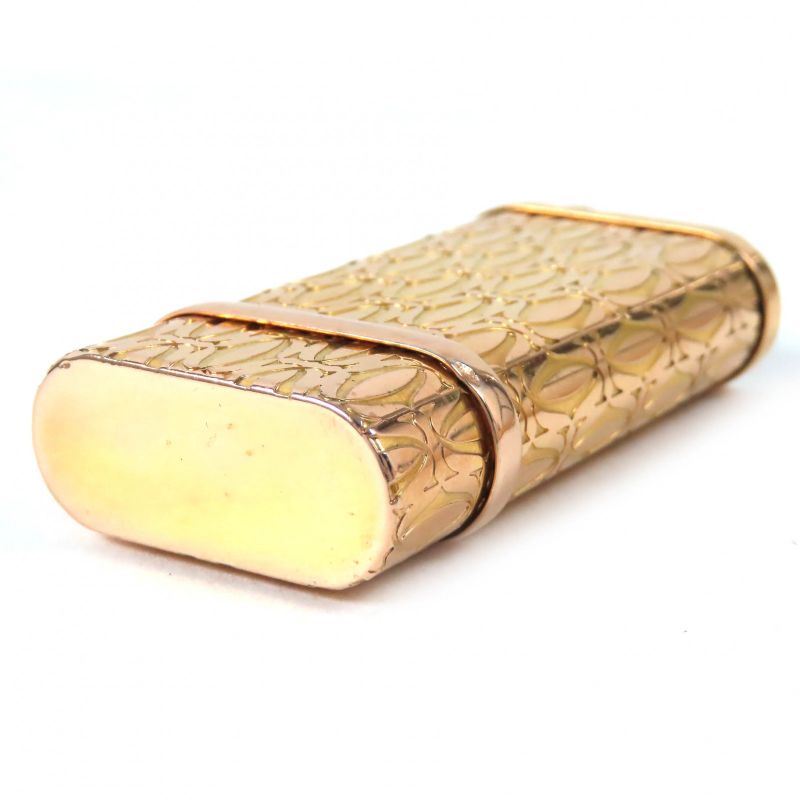 Cartier Godron Happy Birthday 2C Motif Roller Type Gas Lighter