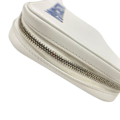 Em10009 Balenciaga Shoulder Bag Phone Shoulder Cache Zip Phone Holder White
