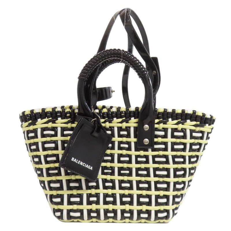 Balenciaga 671342 Bistro XS 2WAY Handbag Enamel Women