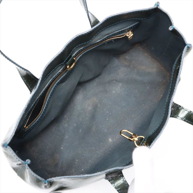 Louis Vuitton Monogram Vernis Wilshire PM Leather Handbag Tote M93684 Women's