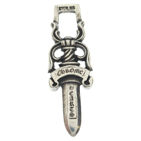 Chrome Hearts 10 Dagger Pendant Top Silver