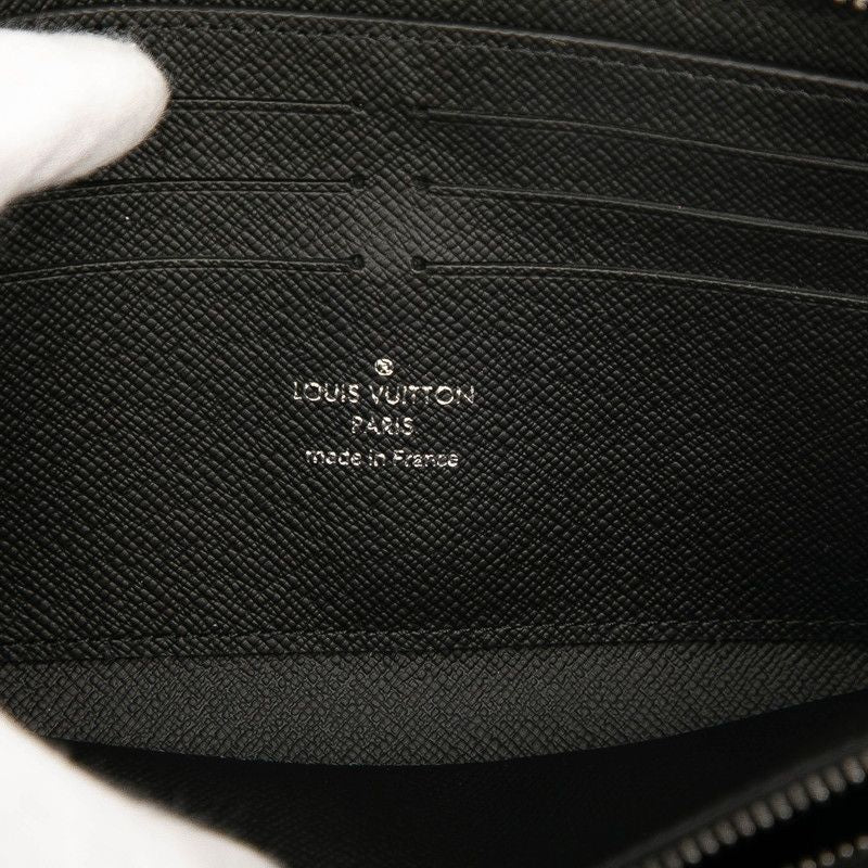Louis Vuitton Monogram Eclipse Zippy Wallet Horizontal Long Wallet Round Zipper
