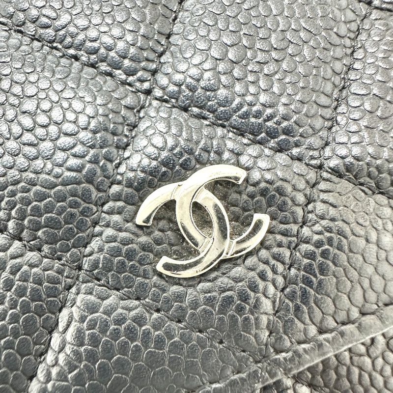 Chanel Shoulder Bag Ap0250 Caviar Skin Black