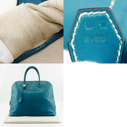Hermes Bolide Relax 45 Sikkim Turquoise/silver Hardware □Q Unisex Boston Bag