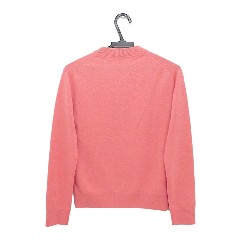 Hermes Long Sleeve Knit H Lift Pink 36 Size Cashmere Long Sleeve