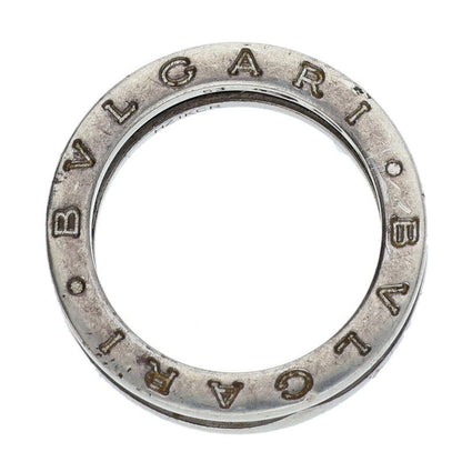 Bulgari B-zero1 Save The Children Silver Black Ceramic Ring Men's 11.5
