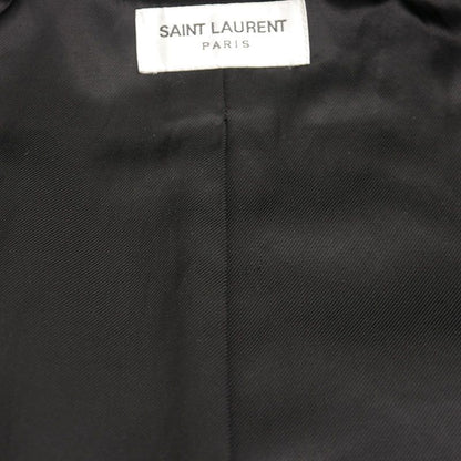 Saint Laurent Teddy Jacket 44 Black Damaged