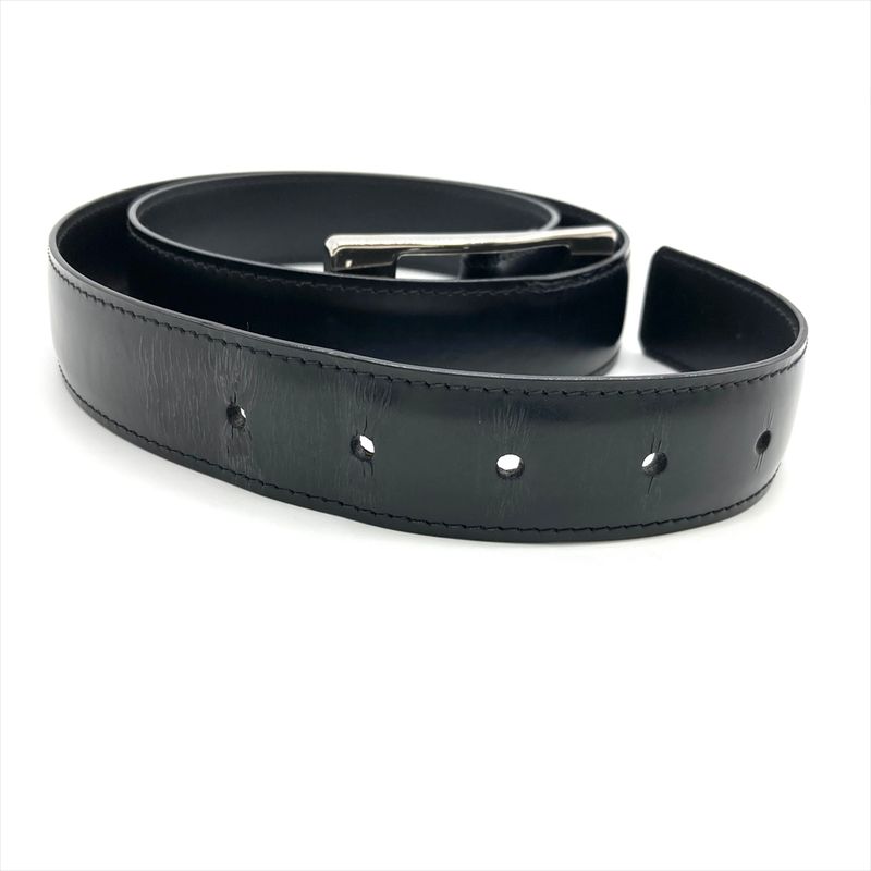 Louis Vuitton Santure Mirage Leather 98cm (3858in) M9831 Black Silver Hardware