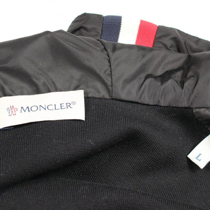Moncler Knit Contrast Zip Up Hoodie Nylon — view 6