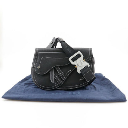 Dior Saddle Calf Black Men's Body Bag