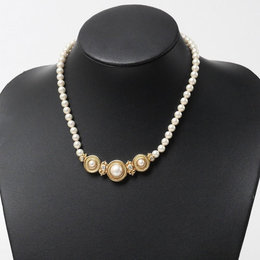 Dior Necklace Pearl Motif