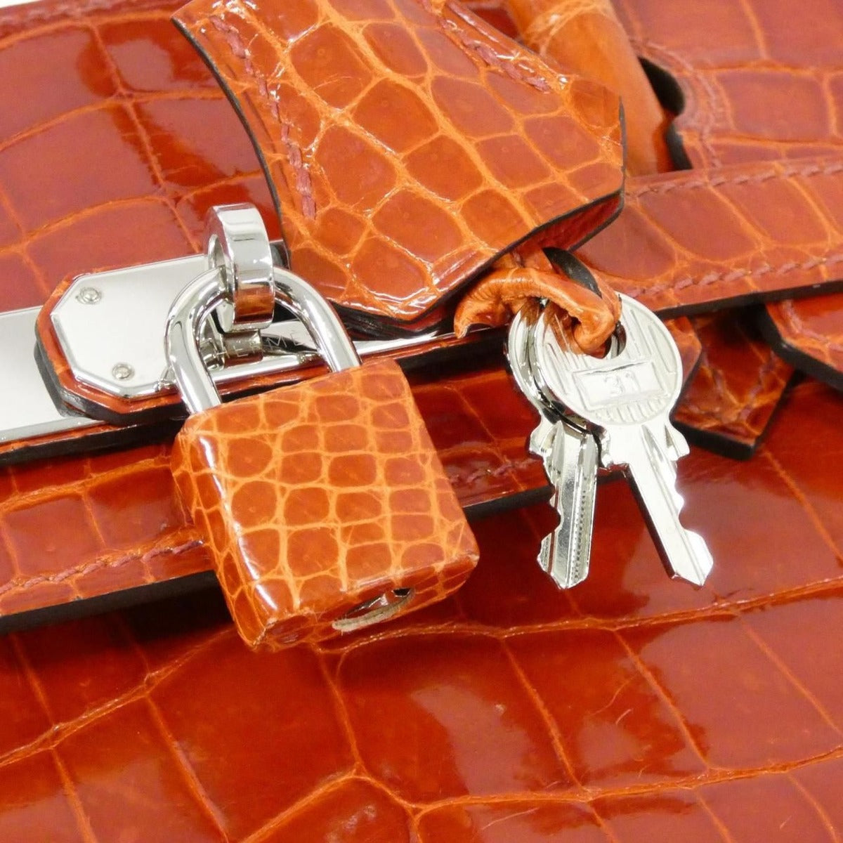 Hermes Birkin Bag Silver Braise — view 4
