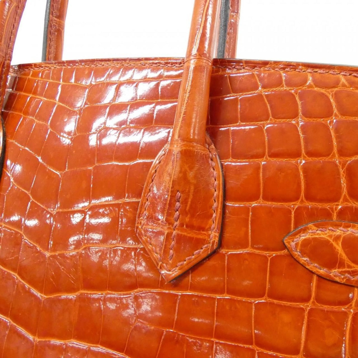 Hermes Birkin Bag Silver Braise — view 7