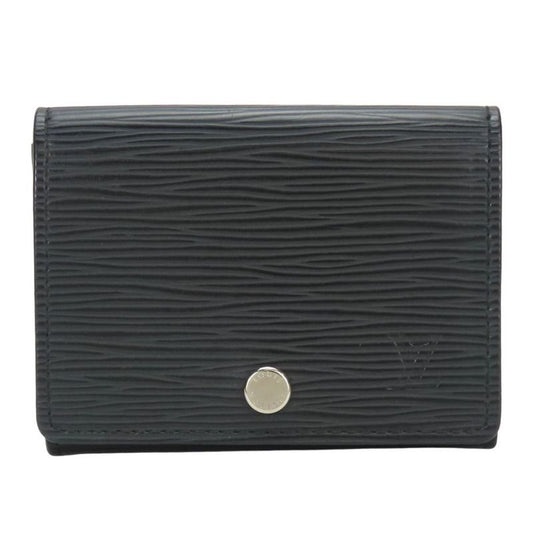 Louis Vuitton Card Case Envelop Carte De Visite M56169 Epi Leather Noir Black