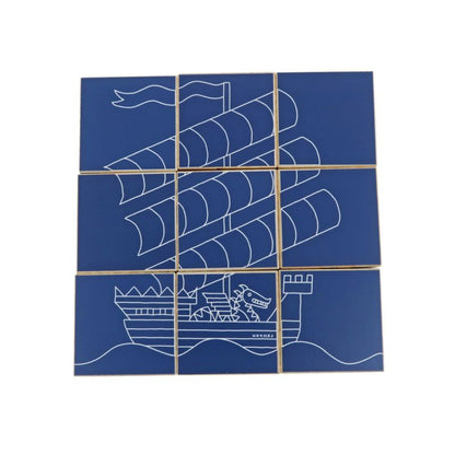 Hermes Epopee 9 CUBE GAME Multicolor Building Blocks Cube Set Puzzle