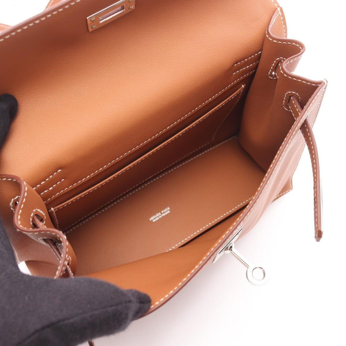 Hermes Shoulder Bag Kelly Dance 2 Gold Leather — view 3