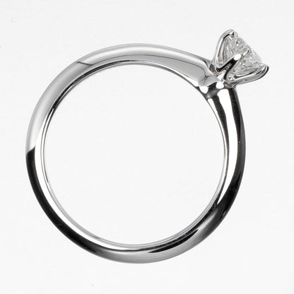 Tiffany & Co Solitaire 0.32ct Vs1/f/3ex Pt950platinum × Diamond #8 Ladies 3.3g