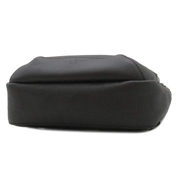 Louis Vuitton Body Bag Avenues Ring Bag Damier Infini Black Silver Hardware