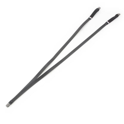 Chanel 03P Logo Coco Mark Suspenders Black