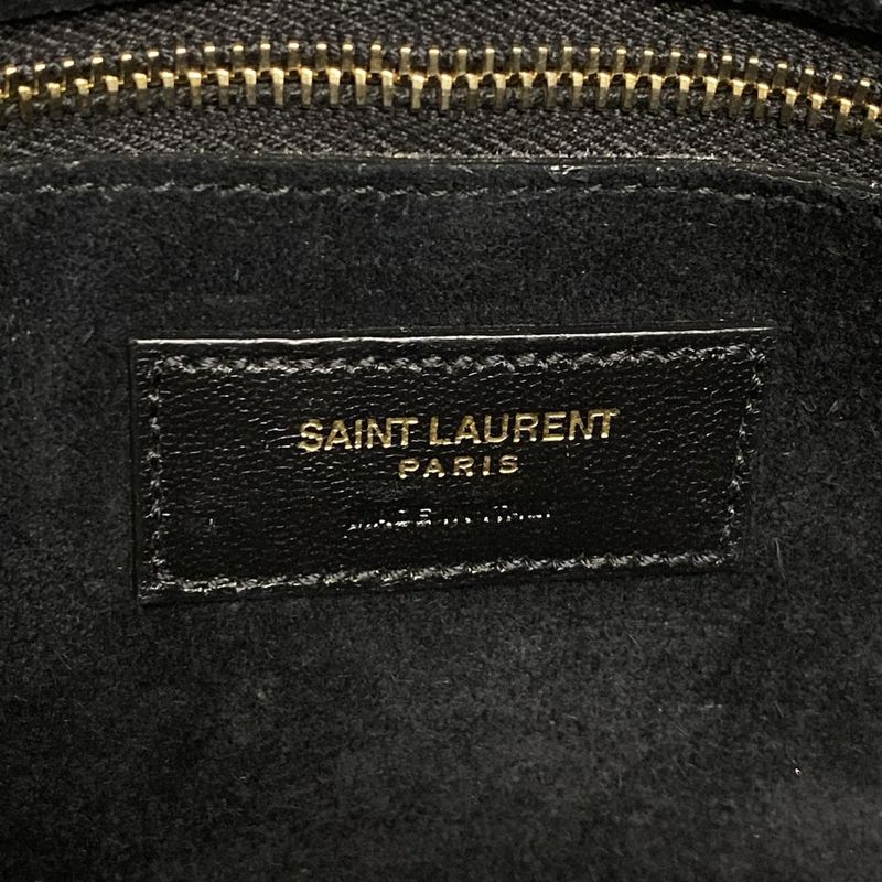 Saint Laurent Paris Shoulder Bag Le Saint Cassette 657228 Black Leather