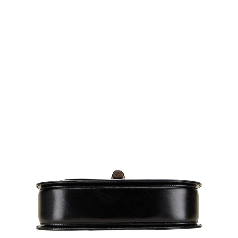 Gucci Bamboo Handbag Shoulder Bag 2WAY 000 1227 Black Leather Ladies Gucci