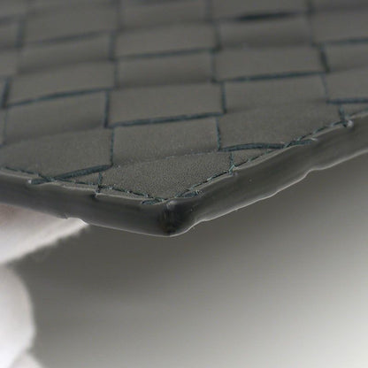 Bottega Veneta Intrecciato Leather Large Pouch Clutch Bag Black