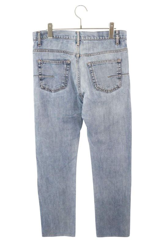 Dior Homme Washed CD Logo Plate Denim Pants Men's 30