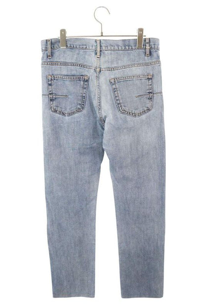 Dior Homme Washed CD Logo Plate Denim Pants Men's 30