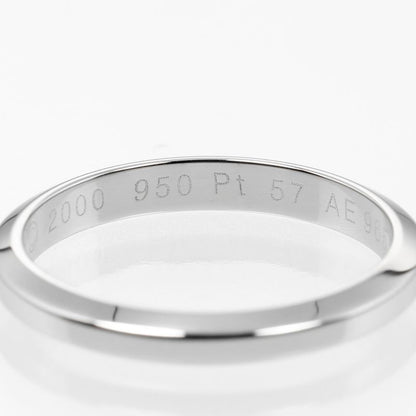 Cartier Declaration 3mm (0.12in) Model Pt950platinum 16.5 Men's 5.23g Ring