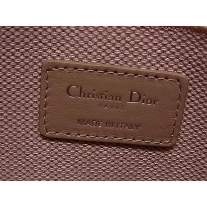 Dior Vanity Bag Cannage Pink Canvas — view 2