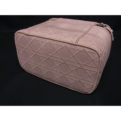 Dior Vanity Bag Cannage Pink Canvas — view 5