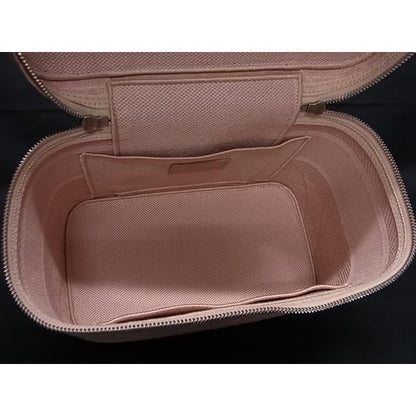 Dior Vanity Bag Cannage Pink Canvas — view 6