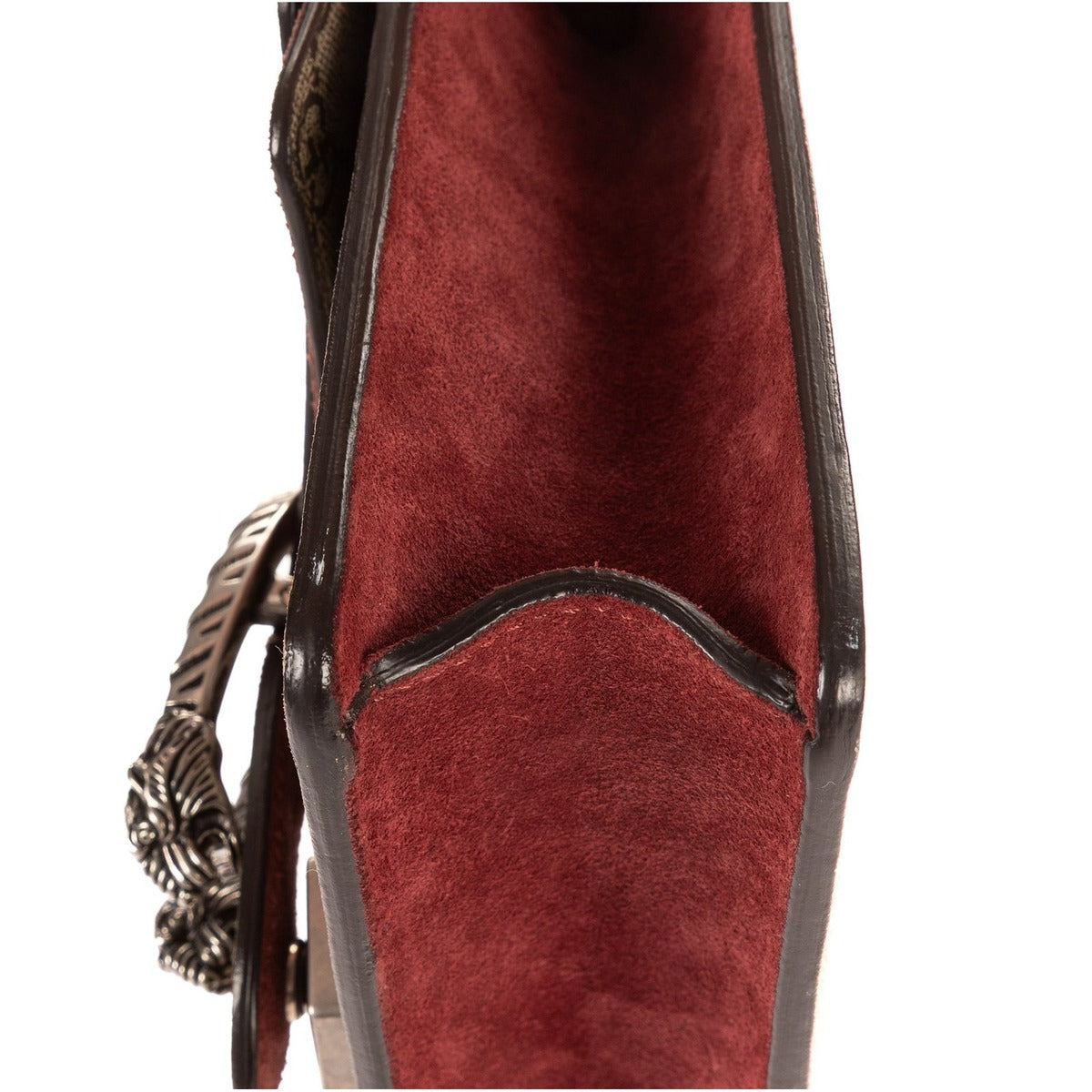 Gucci Blooms Dionysus Beige Burgundy Supreme Canvas Shoulder Bag — view 8