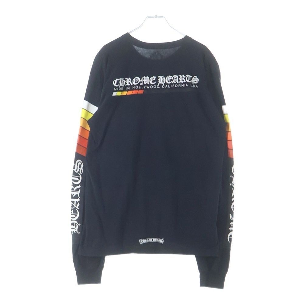 Chrome Hearts Boost Hollywood L S Tee Logo Print Crew Neck Long Sleeve T-Shirt