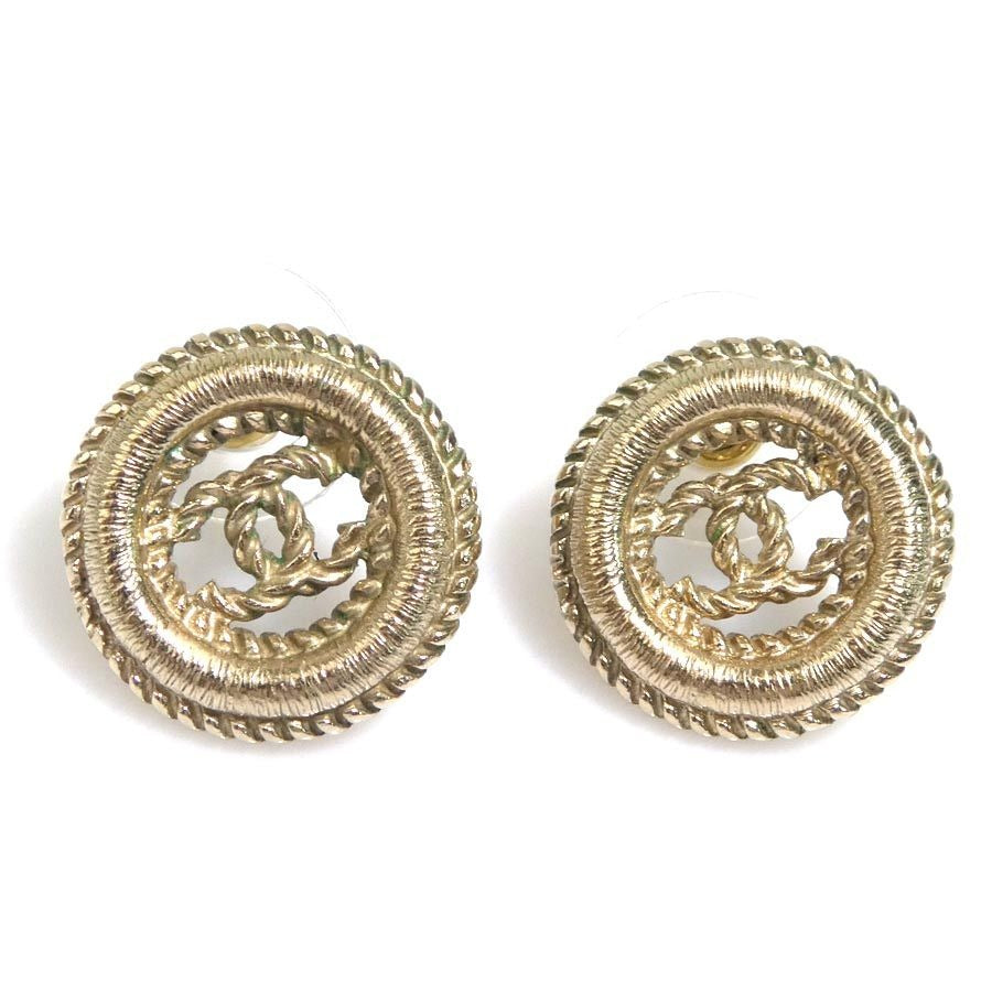 Chanel Earrings CC Logo