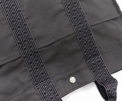 Hermes Tote Handbag Her Line Tote MM Canvas Gray