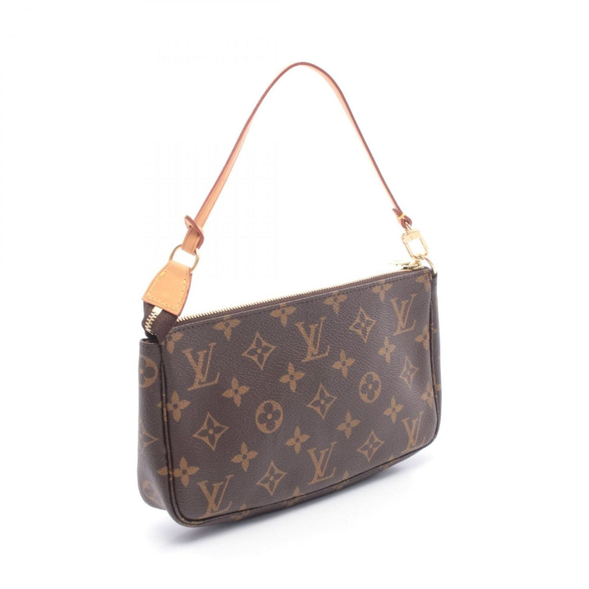 Louis Vuitton Handbag Pochette Canvas Leather — view 2