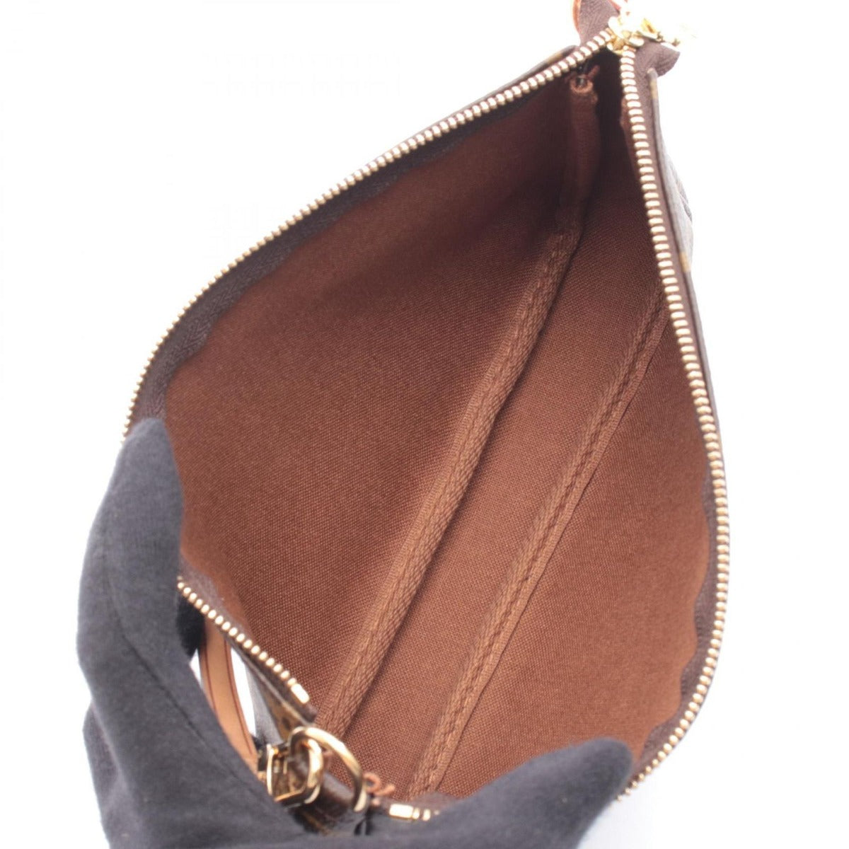 Louis Vuitton Handbag Pochette Canvas Leather — view 3