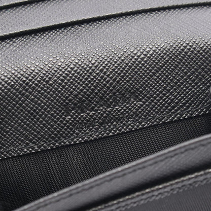 Prada Bifold Wallet Re-Nylon Black Nylon Leather Card Case — view 5