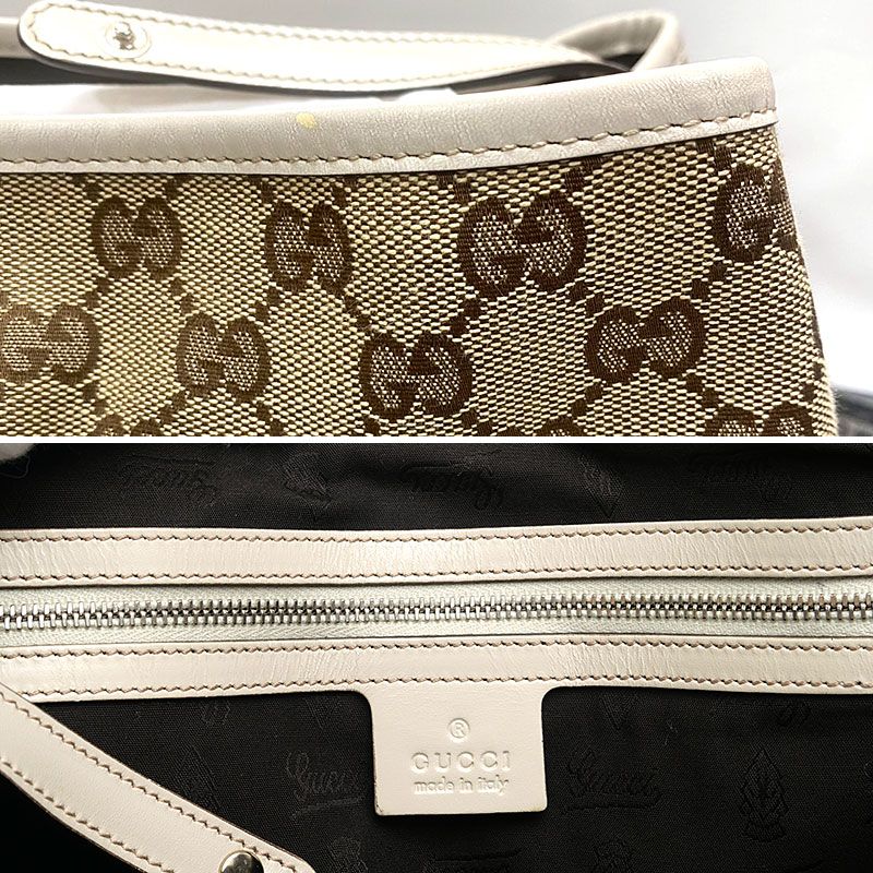 Gucci Tote Bag 232957 GG Canvas Beige-brown Tone