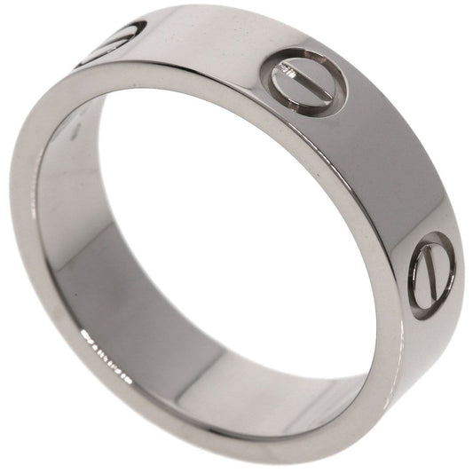 Cartier Love Ring 56 18K White Gold