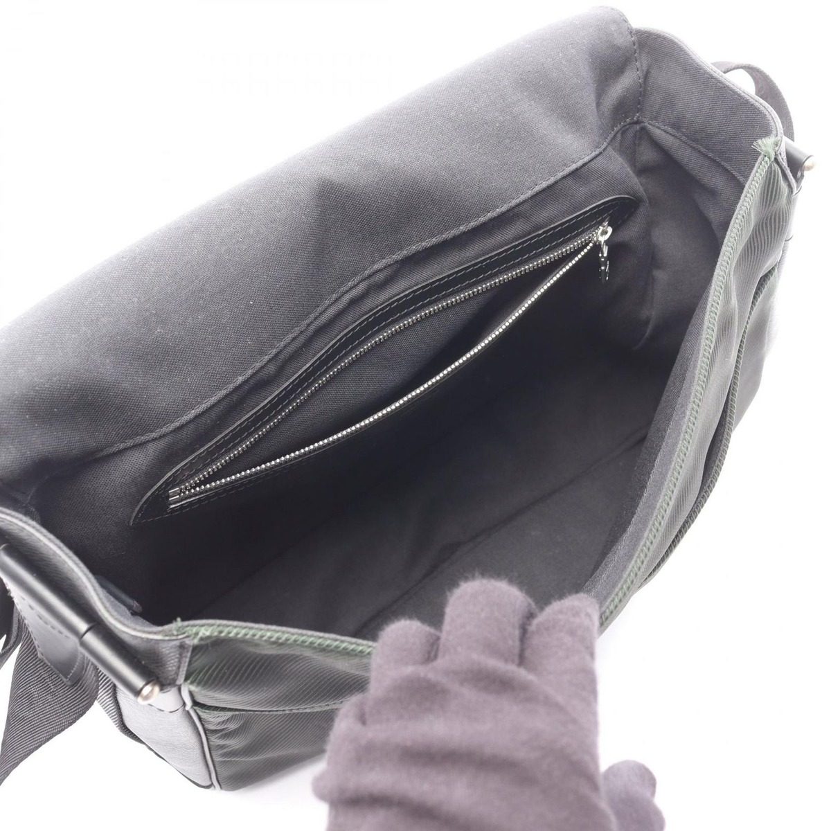 Louis Vuitton Shoulder Bag Victor Ardoise Leather — view 3