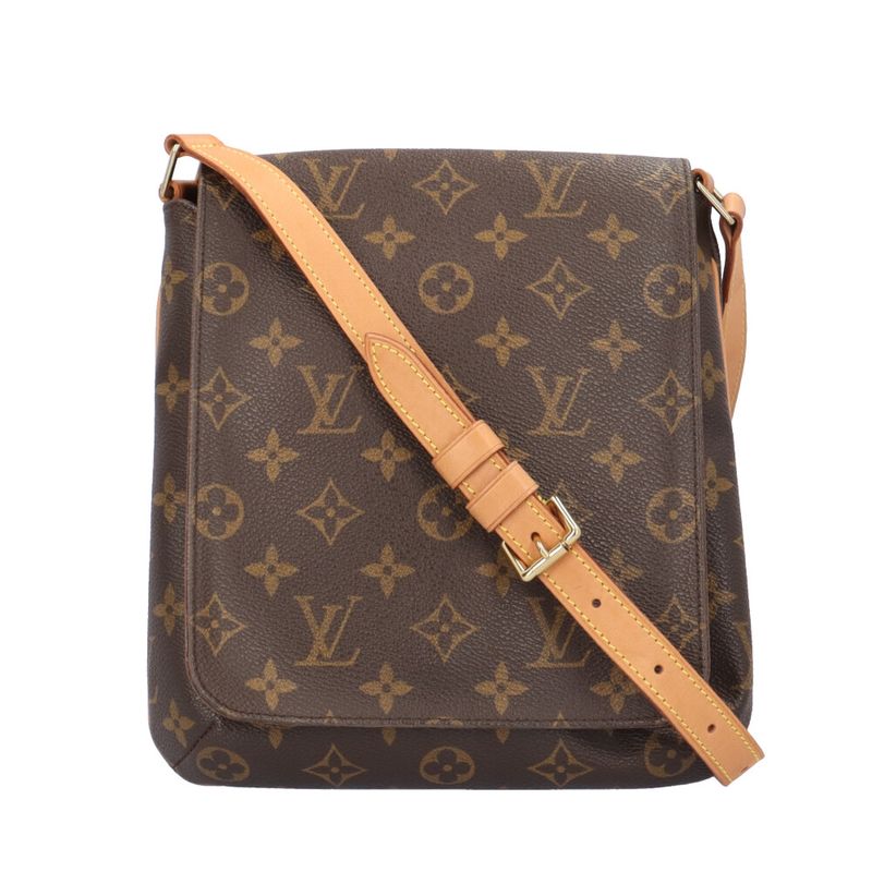 Louis Vuitton Musette Salsa Monogram Shoulder Bag Monogram Canvas M51258 Brown