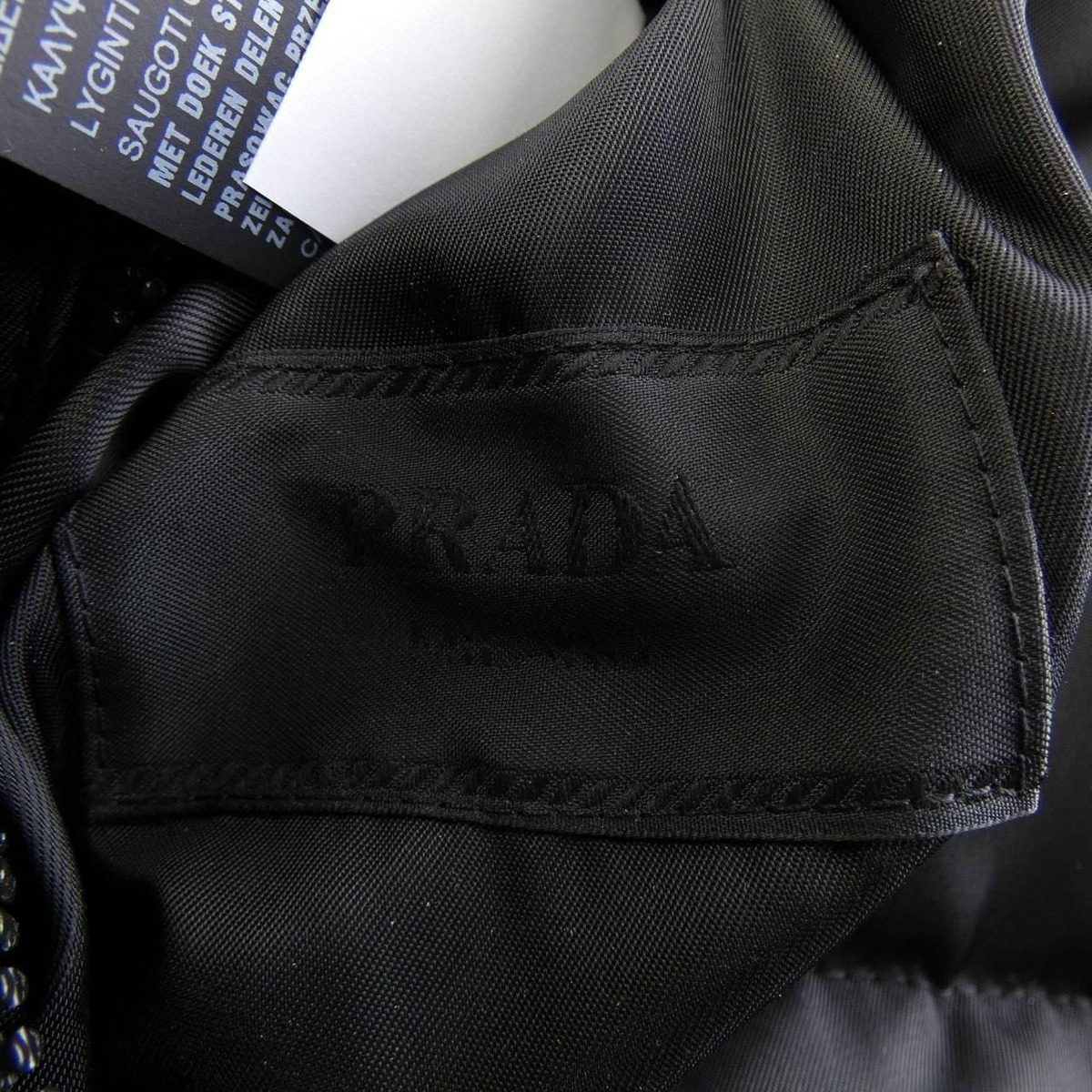 Prada Triangle Logo Down Jacket — view 4